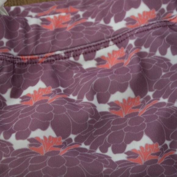 NWT Kate Quinn Swimsuit Shorts Trunks Purple White Print 18-24 Month - Picture 2 of 5